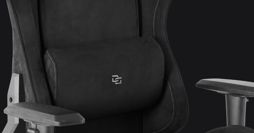 Czarna alcantara w stylu PURE